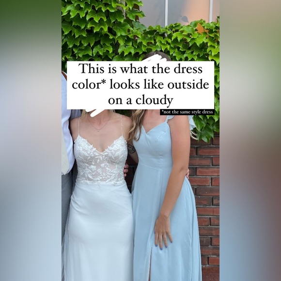 AZAZIE Blake dress in Mist (Size A6 and A2) - Picture 8 of 8